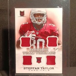 2013 Rookie Team Threads 4pc. Jersey STEPHAN TAYLOR RC #180/299 #Cardinals